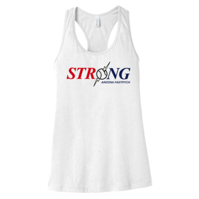 Racerback Bella Canvas Tank - Strong Arizona Fastpitch Thumbnail