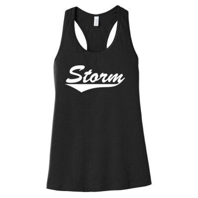 Racerback Bella Canvas Tank - Storm swoosh Thumbnail