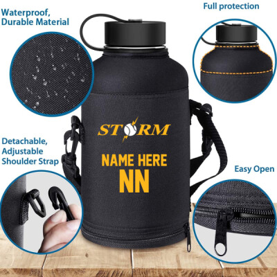 64oz Water Bottle with case - Name & Player number Thumbnail
