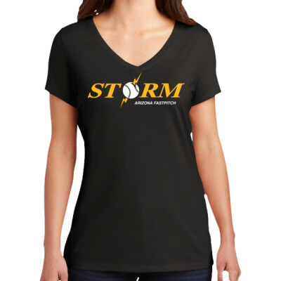 Ladies V-Neck Triblend Shirt - Arizona Storm Fastpitch Thumbnail