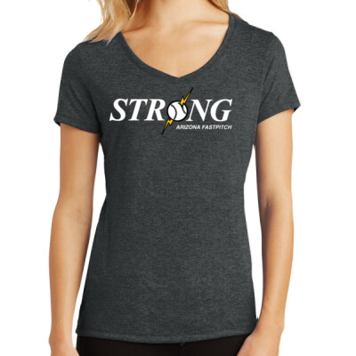 Ladies V-Neck Triblend Shirt - Strong Arizona Fastpitch Thumbnail